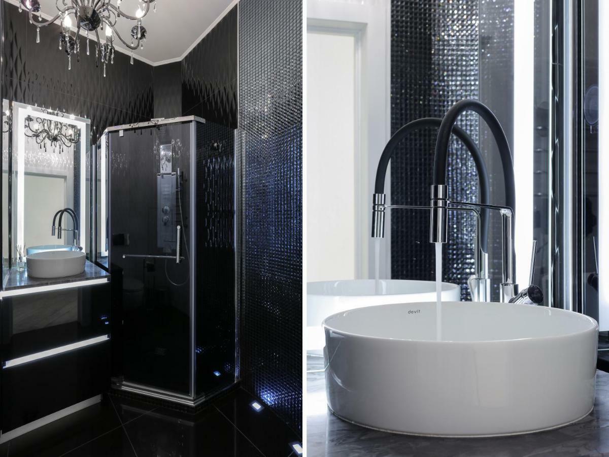Black&White Apartment In Smart Plaza Kyiv Exterior foto