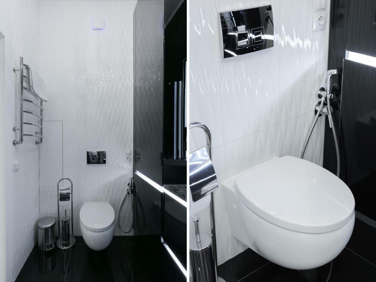 Black&White Apartment In Smart Plaza Kyiv Exterior foto