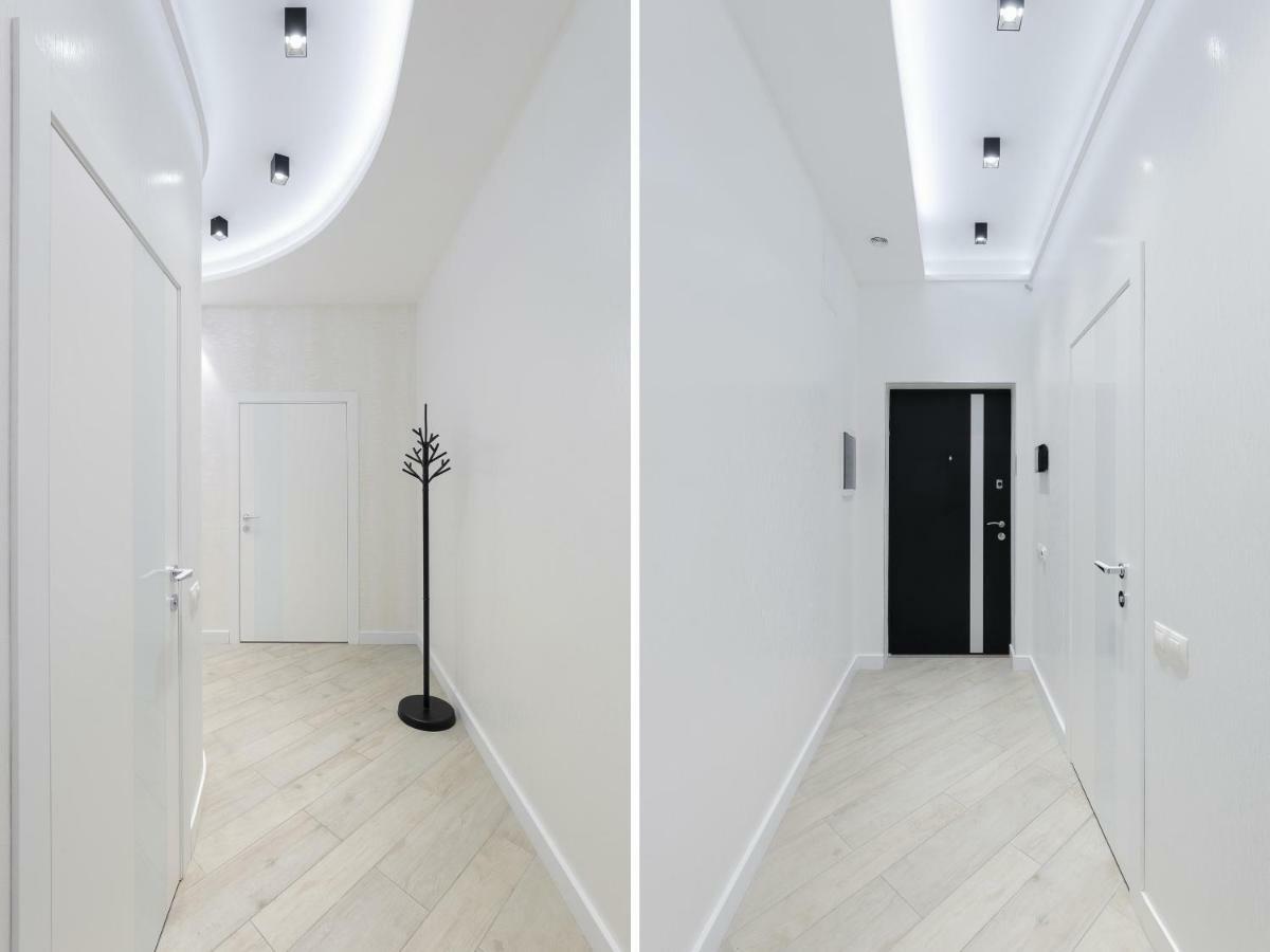 Black&White Apartment In Smart Plaza Kyiv Exterior foto
