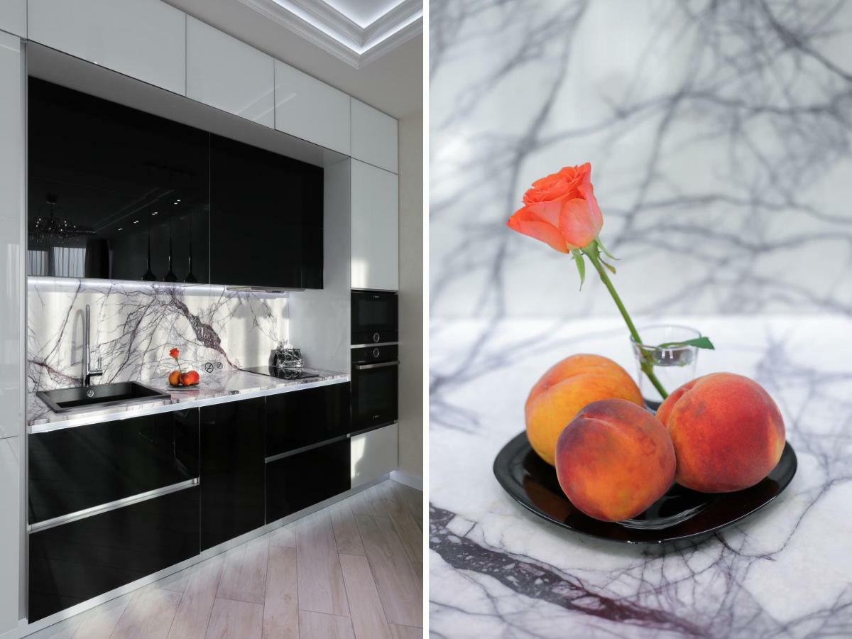 Black&White Apartment In Smart Plaza Kyiv Exterior foto